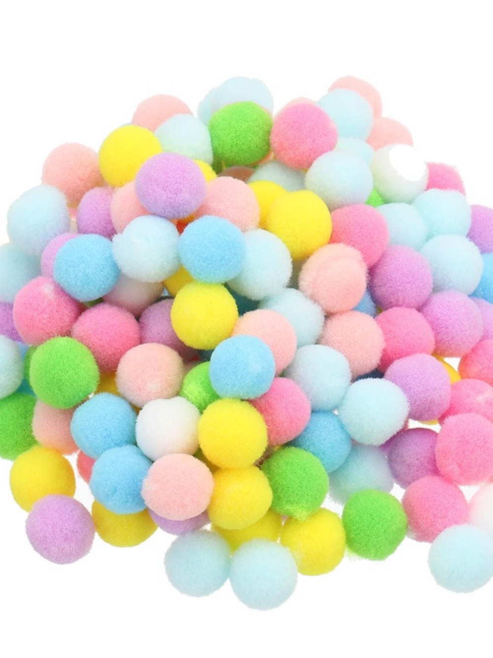 0.6inch 300 pcs Pom Poms For Crafts, DIY, Decor, Handmade, Handicraft, Creative